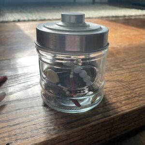 Glass Jar with mystery bracelet jar